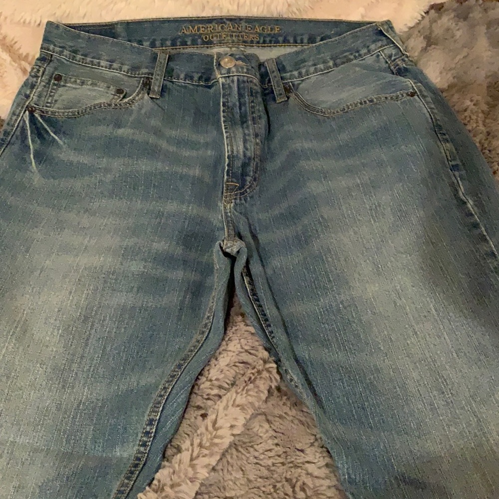 Men’s. American eagle blue jeans. Bootcut. 36x32 never worn